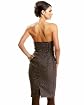Ruffled Tweed Strapless Dress Product Image