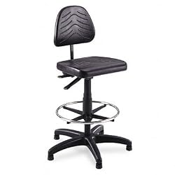 Safco Deluxe Workbench Chair, Black (SAF5113) Category: Stools