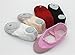 LONSOEN Ballet Slipper Shoes Split-Sole Dance Flat for Girls (Toddler/Little Kid/Big Kid), SHC551 Pink CN28