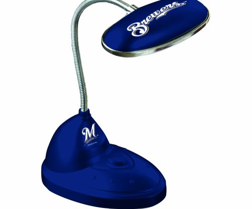 MLB Milwaukee Brewers LED Desk Lamp