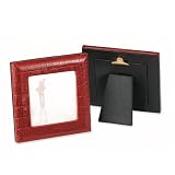 Crocodile 4" x 4" Studio Handcrafted Frame, Genuine Leather