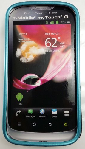 T-Mobile Teal Body Glove Fade Protective Cover - Huawei myTouch Q U8730 - 3812TMR T-Mobile Teal Body Glove Fade Protective Cover - Huawei myTouch Q U8730 - 3812TMR