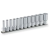 TONE トネ ディープソケットセット(6角・ホルダー付)差込角9.5mm 12点 HSBL312