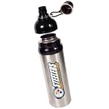 Pittsburgh Steelers 24oz Bigmouth Stainless Steel Water Bottle (Black Lid)