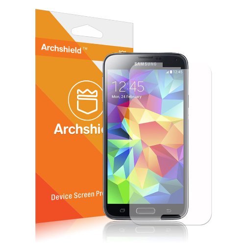 Archshield - Samsung Galaxy S5 Premium High Definition (HD) Clear Screen Protector 3-Pack - Retail Packaging (Lifetime Warranty)