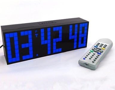 Dudu Digital Large Big Jumbo LED Alarm Clock Remote Control Countdown Countup Timer Snooze