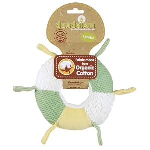 Dandelion Classic Organic Toy Rattle