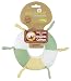 Dandelion Classic Organic Toy Rattle, Ring