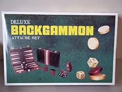 Deluxe Backgammon Attache Set
