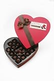 Emily's Special Edition Dark Chocolate Strawberry Heart Box 8 oz