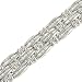 3 Row Channel Link Baguette Diamond Bracelet 2.97cttw