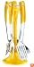 Guzzini GU-2328.00-88 Latina Kitchen Utensil Set, 15.7-Inch, Yellow