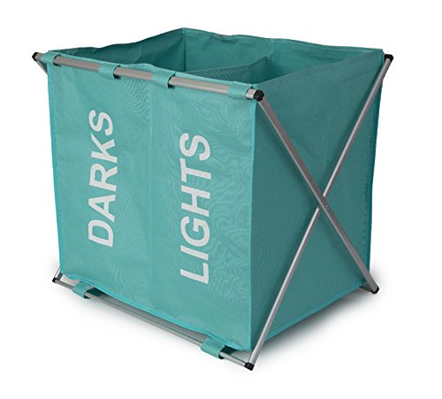 laundry basket with partition