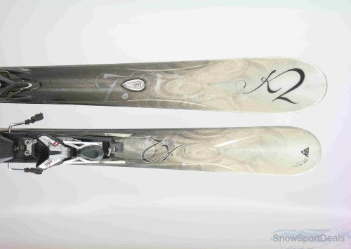 Used K2 T:Nine One Luv Womens Ski w/Binding 153cm B