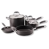 41iG7okEjNL. SL160  Anolon Advanced Nonstick Hard Anodized Aluminum 8 Piece Cookware Set