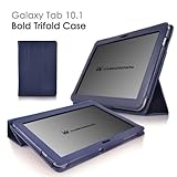 CaseCrown Bold Trifold Case (Blue) for Samsung Galaxy Tab 10.1 (compatible  ....