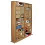 GENESIS - Multimedia CD DVD Blu-ray Storage Shelves - Oak