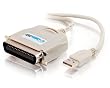 Cables To Go - 16898 - 6ft USB IEEE-1284 Parallel Printer Adapter Cable (Beige)