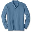 Long-Sleeve Pima Performance Polos