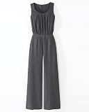Spiegel Signature Two Way Stretch: Sleeveless Wide Leg Jumpsuit