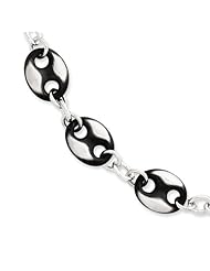 Sterling Silver Antiqued Fancy Chain - 24 Inch