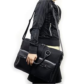 Travel Professional Black Convertible Bag w/Checkpoint Friendly Sleeve for Samsung P460-44G 14.1-Inch Laptop