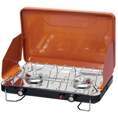 Portable Camping Deluxe 2 Burner Propane Stove Two Burner Table Top Stove