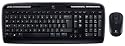 Logitech MK320 Tastatur und Maus schnurlos schwarz (deutsches Tastaturlayout, QWERTZ)