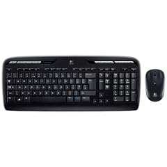 Logitech MK320 Tastatur und Maus schnurlos schwarz (deutsches Tastaturlayout, QWERTZ)