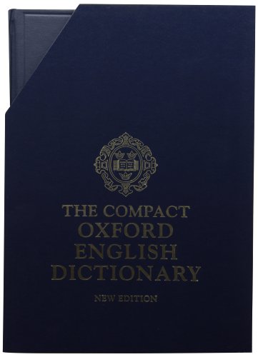 The Compact Edition of The Oxford English Dictionary, Complete Text Reproduced Micrographically (in slipcase with reading glass) (v. 1-20)