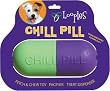 New! Rubber Chill Pill Dog Toy Treat Dispenser by Swag