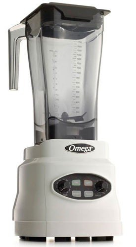 Omega BL630W 3-HP Variable Speed Blender, 64-Ounce, White