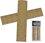 2 pack desert TAN rail covers, for m4 m16 standard rail