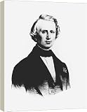 UJJ Leverrier, French astronomer who calculated the position of planet Neptune... - 16 Inch Canvas Print (40 cm) by Heritage-Images