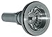 Whitehaus LUA3-POCH China Series 16-1/2-Inch Small U-Shaped Front Towel Bar, Polished Chrome