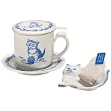 Blue and White Kitten Set
