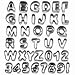 Alphabet Letter and Number Fondant Gumpaste Cutters