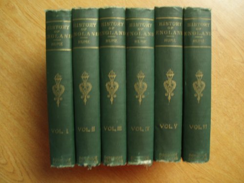 The History Of England (Complete 6 Volume Set) From the Invasion of Julius Caesar to the Abdication of James the Second, 1688, A NEW EDITION, with the author's last corrections and improvements