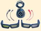 41iGQEDhUEL. SL160  Samsung® Mitsubishi® Compatible BulletProof Fit All 3D Glasses   2 Glasses, Emitter