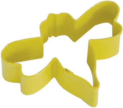 Bumble Bee Yellow Poly Resin Coated Tin Cookie Cutter 3"