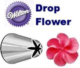Wilton Large Drop Flower Cupcake Icing tip Nozzle #2D, for Icing, Cake Decoration & Sugarcraft
