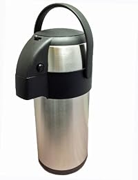 3 Litre Stainless Steel Pump Action Airpot Ideal For Hot And Cold Beverages