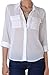 Humble Chic Women's Button Down Blouse - Long Sleeve Chiffon Shirt
