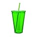 Eco To Go Cold Drink Tumbler - Double Wall -24oz. Capacity - Apple