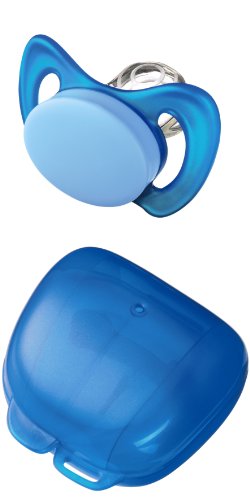 nip 38121-51 Set Miss Denti mit Schnullerbox, Gr. 1, 0-6 Monate, blau Preisvergleich