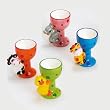 Eierbecher 4er Set  HAPPY FARM  - einfach tierisch