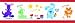 Shapes N Colors Blue's Clues Wall Border