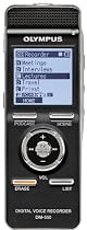 Olympus DM-550 - Digital voice recorder - flash 4 GB - WMA, MP3 - black