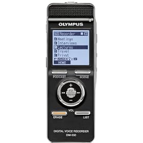Olympus - DM-550 - Enregistreurs de voix num�riques - USB - Microphone int�gr�e - M�moire Flash int�gr�e de 4 Go