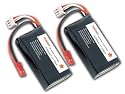 Two 7.4 volt - 850mAh 15C high Rate Li-Poly Packs for ESKY LAMA and 9081 Helicopters